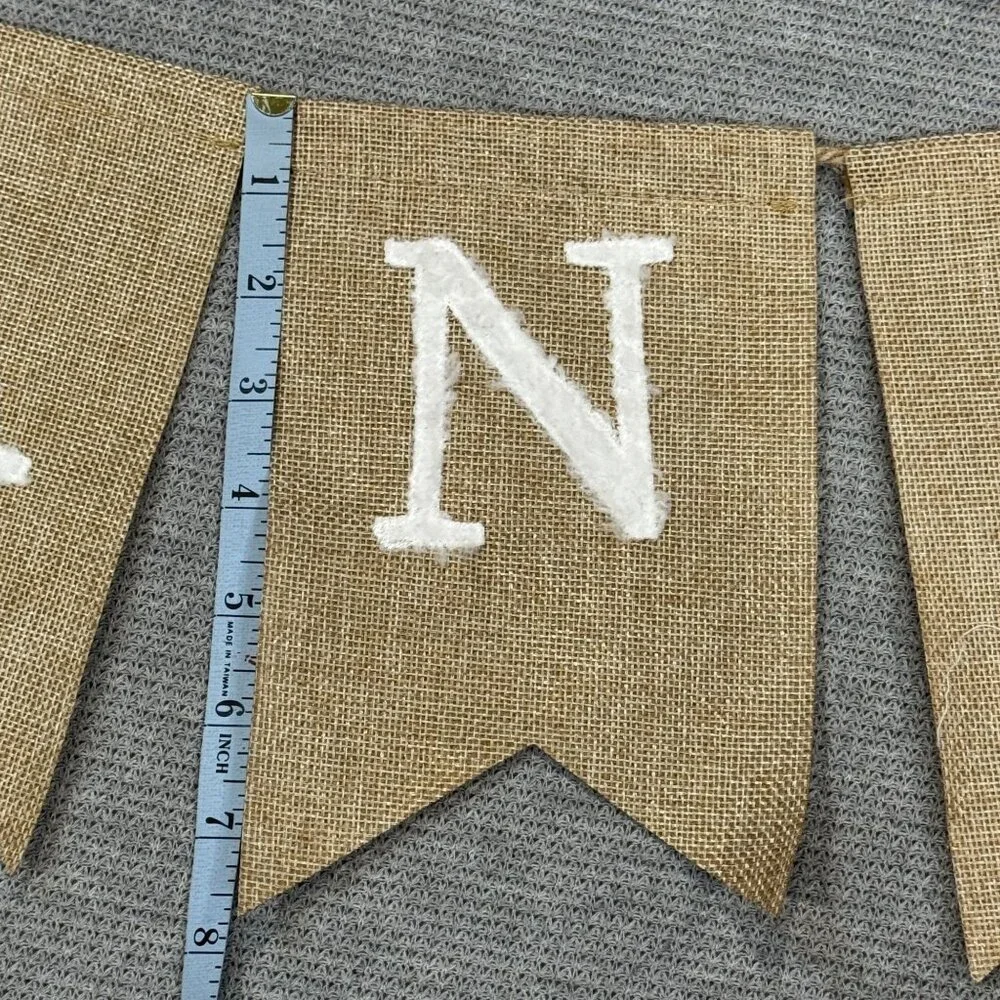 Rustic Give Thanks Burlap Banner Thanksgiving Seasonal Decor Mantel Hobby Lobby